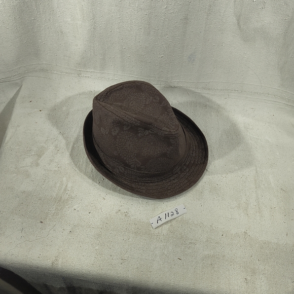 groovin Other - Groovin Men's Brown Graphic Design Fedora Hat Size Medium